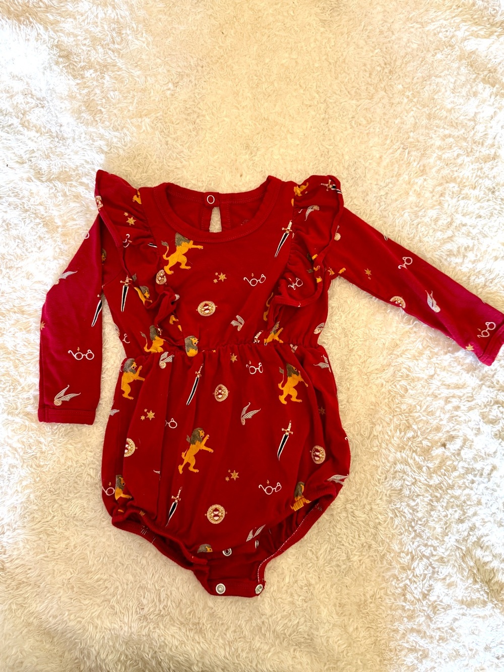 Harry Potter x Kyte Baby long sleeve Bubble Romper